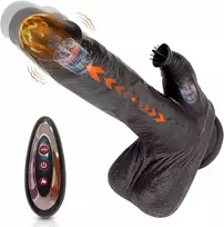Tikroviškas dildo su nuotolinio valdymo pulteliu