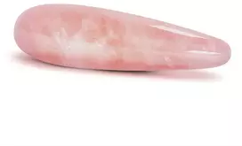 Masažo lazdelė Crystal G Quartz, rožinis kvarcas