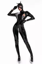 Seksualus odinis BDSM kombinezonas Leather Panther