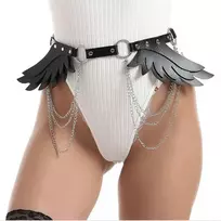 Seksualus kūno diržas su angelo sparnais