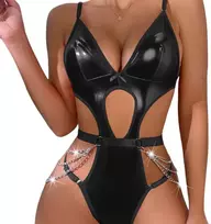 Seksualus bodis Lovely Girl, juoda XXL