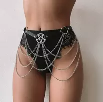Odinis BDSM diržas Star Belt
