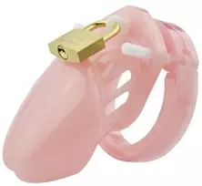 Reguliuojamas varpos narvas Cock Cage, 7 cm, rožinė