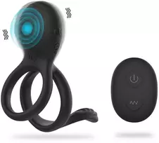 Vibratoriaus varpos žiedas su nuotolinio valdymo pulteliu