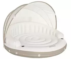 Pripučiamas plaukimo gultas Intex, baltas