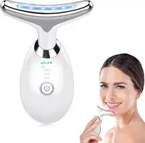 Veido masažuoklis su vibracija arba LED lempute