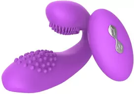 Poros vibratorius su nuotolinio valdymo pulteliu Couple Vibrator
