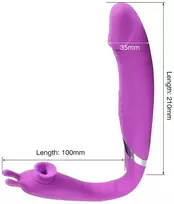 Daugiafunkcis dildo formos vibratorius