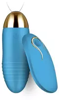 Vibratorius su nuotolinio valdymo pultu Continuous Climax, mėlynas