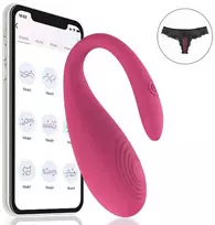 Programėle valdomas vibratorius Lush, rožinis