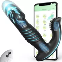 Prostatos masažuoklis 3in1 su nuotolinio valdymo pulteliu + APP valdymas