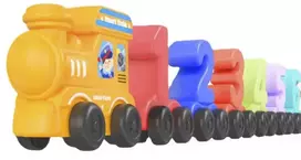 Edukacinis žaislas vaikams Traukinys su skaičiais