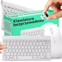 Klaviatūra ir pelė Belaidė klaviatūra pelė komplektas usb mini slim e799