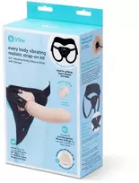 B-VIBE EVERY BODY vibruojantis tikroviškas diržinio tipo dildo rinkinys