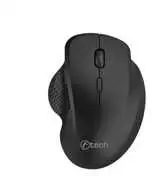 Pelė C-Tech C-TECH Myś WLM-14BK Dual mode wireless BT5.0 + 2,4GHz 1600DPI 6 tlačítek USB nano receiver juodas