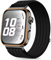4Kom Tech-Protect NYLON Huawei Watch Fit 3 / 4 / 4 Pro / 5 / 5 Pro juodos spalvos