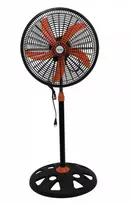 Ventiliatorius, 50W, 3 greičiai, juodas su oranžine spalva, 51760N18BO, Oliver Voltz
