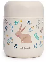 Miniland Dreamland Crvsh Termos do posiłków mini 280ml - Króliczki