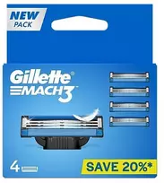 Wilkinson Sword Gillette Mach3 wymienne ostrza do maszynki do golenia 4vnt.