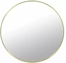 Leobert Mirror apvalus 70 cm auksinis metalinis karkasas moderni siena