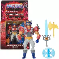 Mattel Masters He-Man Visatos meistrų figūrėlė Transformers Optimus Prime