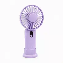 Ventiliatorius ATL DA669A Mini wiatrak usb rankinis biurkowy violetinė