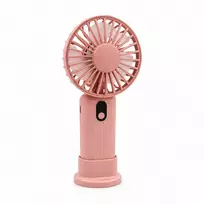 Ventiliatorius ATL DA669 Mini wiatrak usb rankinis biurkowy rožinis