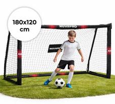 Grandininis pjūklas Futbolo vartai su futbolo tinklu 180x120x60 cm MOVEPRO