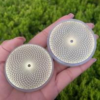 6cm Natural Selenite Disk,Quartz Crystal Disk,Recharge Crystal ,Life Network, Collection,Crystal Gift,Home Decor ornament balta