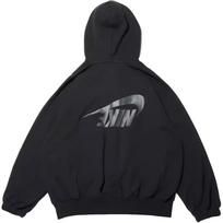 (WMNS) Nike Sportswear Oversized Full-Zip French Terry Hoodie Asia Sizing 'Black' Women's FV7516-010 L