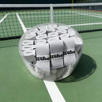 30 vnt./daug Wilson raketės rankena, lipni badmintono teniso raketės rankenos guminė mova, neslystanti teniso rankena, badmintono rankena balta