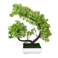 Dirbtinių gėlių pušų augalų bonsai sodas „pasidaryk pats“ atostogų vakarėlio namų darbalaukio dekoras
