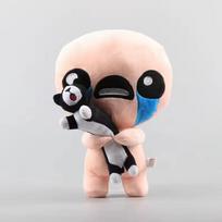 New 30cm The Binding of Isaac Plush Toys ISAAC with Black Cat Plush Soft Stuffed Animals Toys Doll Gifts for Children Kids