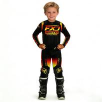 DYDIS 20 22 24 26 28 FXJ vaikų enduro motocross aprangos komplektas mx marškinėliai kelnės motociklo komplektai mtb Off Road jaunimo lenktyninis kostiumas YS-20 (15-19KG) juoda