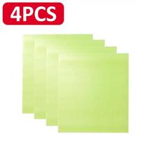 4PCS EVA Waterproof Refrigerator Liner Mat Washable Mildew Kitchen Pad Anti-oil Cabinet Drawer Placemat Heat-insulat Fridge Mat 30x45cm white