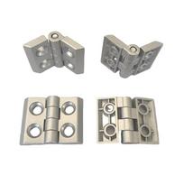 10Pcs/Lot 2020 Aluminum Profile Metal Hinge Zinc Alloy Hinge Aluminum Profile Hinge  Hardware  Support Hinge 10pcs sidabras