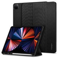 Planšetinių kompiuterių dėklas Spigen Urban Fit iPad Pro 2021, juoda sp., 12.9"