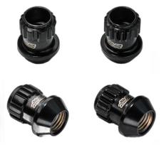Mugen Racing Lock Nut M12 Short x Key Black (M12 P1.5 L=28, Adapter 17/19HEX) 08184-XG8-K2S0-BL juoda