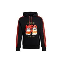 Men's adidas neo x Crossover Cny Ww Hdy Cartoon Printing Sports Pullover Black GS5187 XL