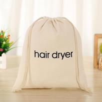 Hair Dryer Cloth Bag Hair Diffuser Hairdryer Drawstring Closure Cover Dust Bag smėlis