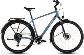 Dviratis turistinis Cube Touring One, 28 ", M rėmas, pilka sp./žydra sp.