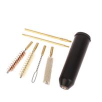 Pistoletams Kal.38/357/9Mm Lauko Ginklų Valymo Įrankiai 7vnt./Rinkinys Rankinio Ginklo Strypas Šepetys Kišeninio Dydžio Pistoleto Valymo Rinkinys 7Pcs