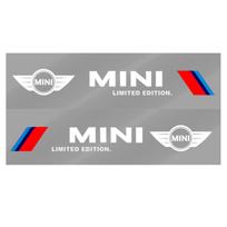 2 vnt. Automobilio 3D lipdukai Auto šoninės kėbulo sportiniai lipdukai Decals Automobilio priedai Mini Cooper One S Clubman R50 R53 R56 R60 F55 F56 R57 R58 R59 balta