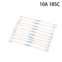 10Pcs Rf250V 10A 15A 20A 185 Degree Thermal Cutoff Rf 250V Ceramic Rice Cooker Thermal Fuse Links For Electric Rice Cooker as the picture