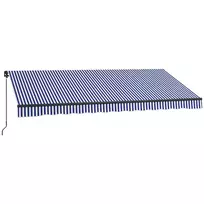Markizė 4x3 m, mėlyna su balta