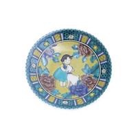 Heidi Kutani Ware Made in Yuki Hokuriku Traditional Girl of the Divided Floral Anniversary Fashionable Plate, Japan, Craft, Heidi, Alps, Plate,