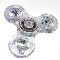 Luminous LED Light Fidget Spinner Hand Top Spinners Glow in Dark Light EDC Figet Spiner Finger Stress Relief Toys skaidri