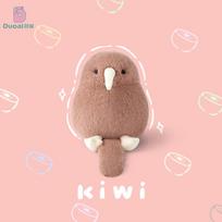 Lovely Animal Wristband Bird Bracelet Kiwi Plush Hand Ring Wristband Kids Toys Creative Funny Gift 12cm ruda