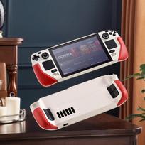 Apsauginis dėklas Steam Deck konsolėms Minkštas atlenkiamas odinis viršelis su stovu Visapusiška apsauga Neslystantis Steam Deck OLED laikiklis Priedai protective case