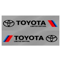 2 vnt. Automobilio kėbulo dekoravimo lipdukai Durų personalizuoti sportiniai lipdukai Toyota Trd C-hr Prado Rav4 Yaris Hilux Prius Avensis Corolla
